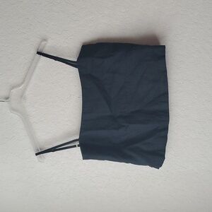 Assembly Label sz 14 100%  linen crop top spaghetti strap